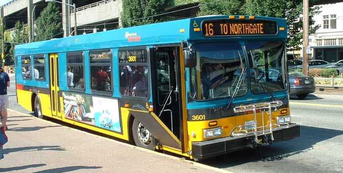 King County Metro New Flyer D40LF 3601